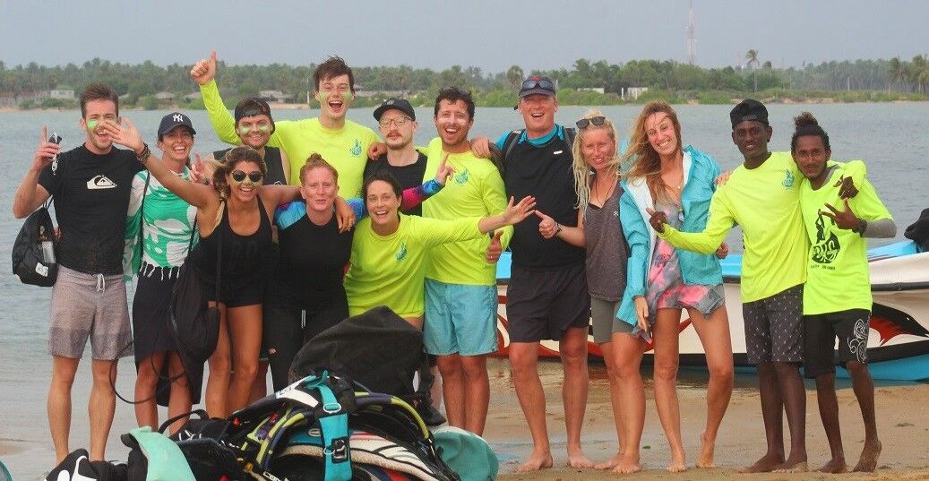 kitesurfing vibes in sri lanka Greats moments at kitesurfing sri lanka with Margarita Village